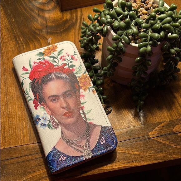 New 🆕 Floral Frida Kahlo Wallet - Picture 1 of 10